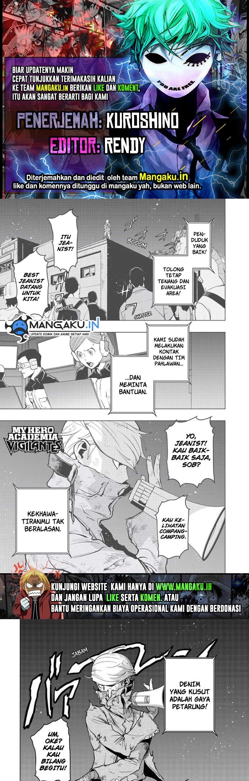 Vigilante: Boku no Hero Academia Illegal Chapter 121 - halaman 1