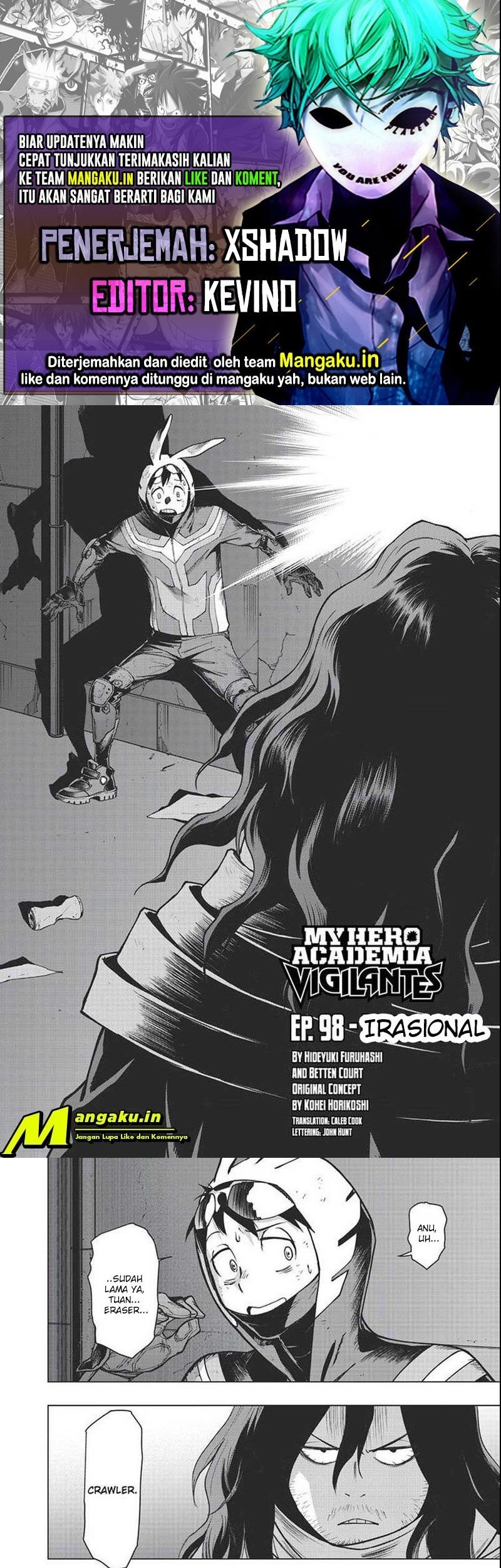 Vigilante: Boku no Hero Academia Illegal Chapter 98 - halaman 1