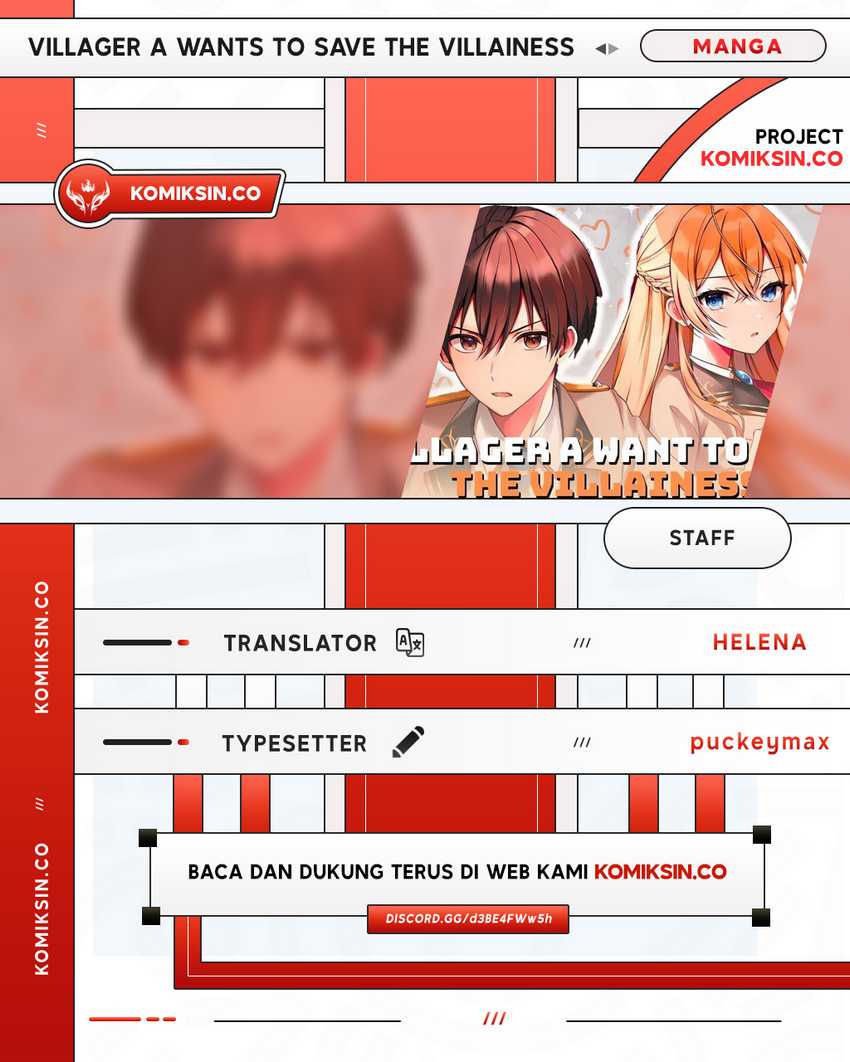 Villager A Wants to Save the Villainess no Matter What! Chapter 33 - halaman 1