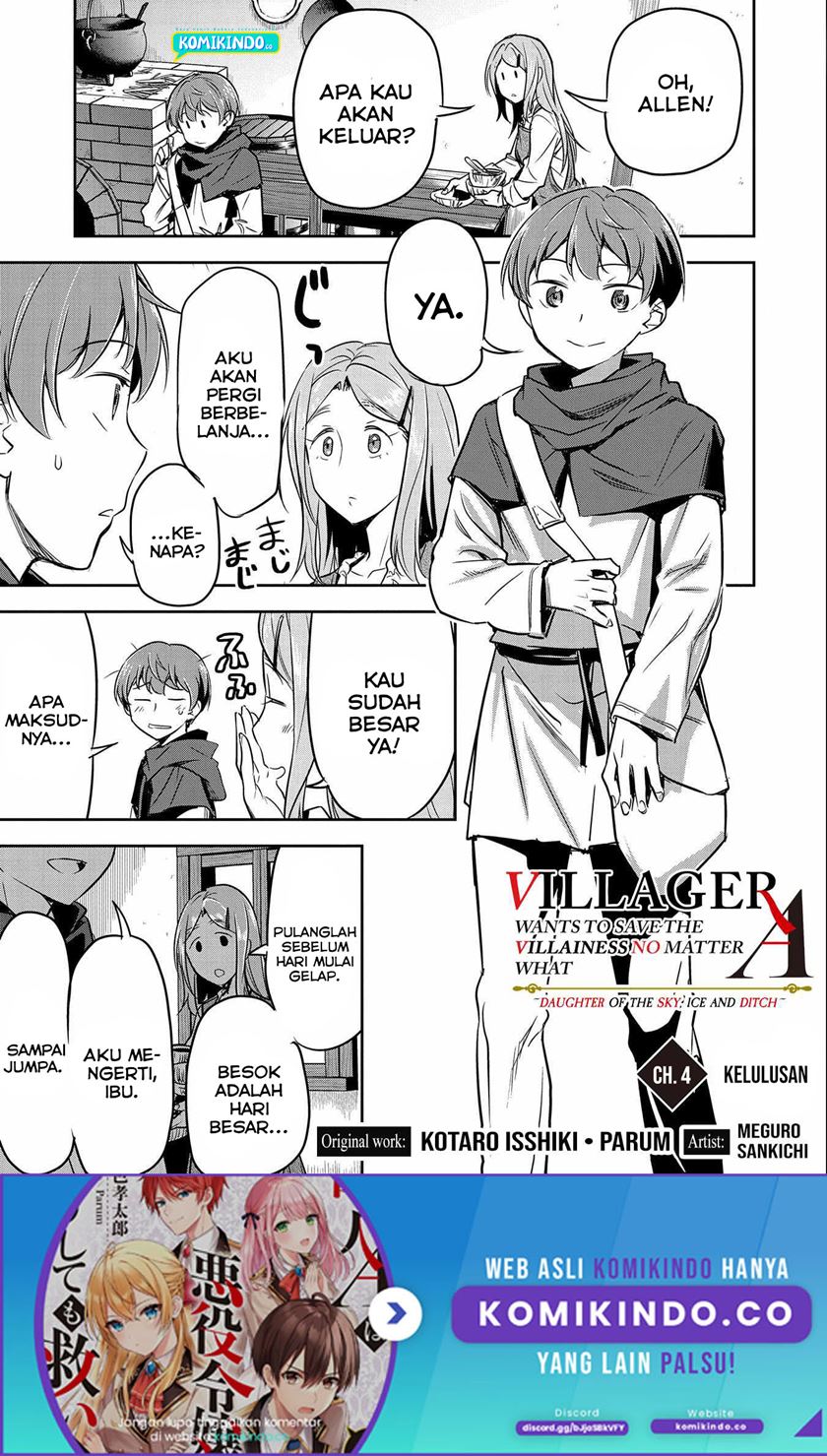 Villager A Wants to Save the Villainess no Matter What! Chapter 4 - halaman 2
