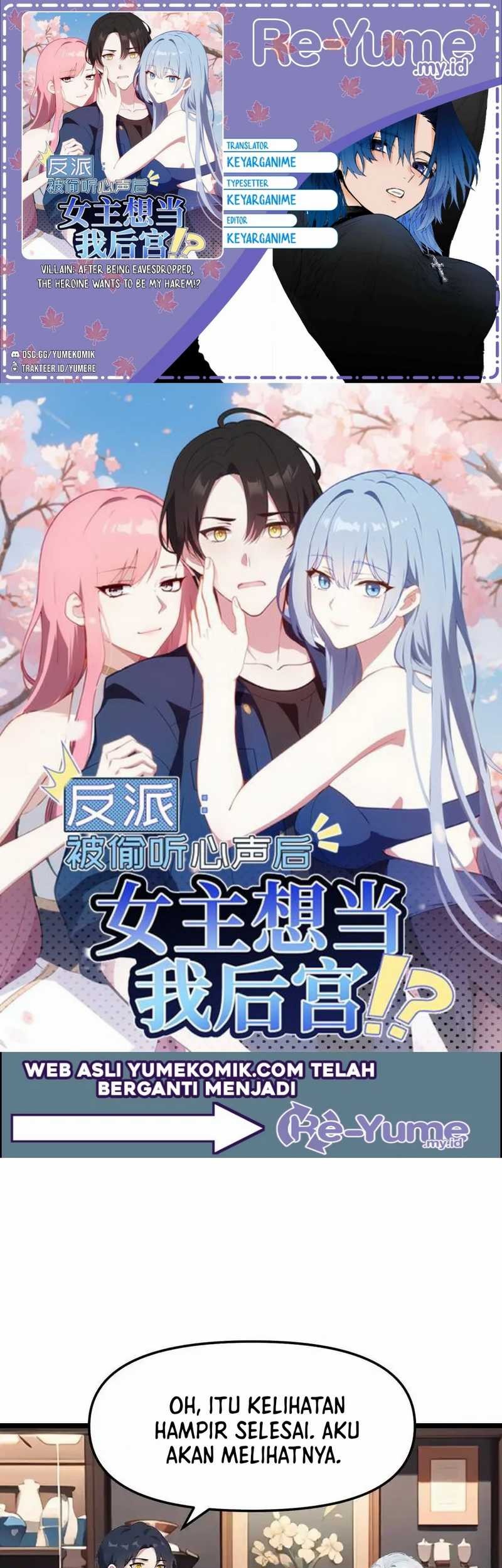 Villain: After Being Eavesdropped, The Heroine Wants To Be My Harem!? Chapter 114 - halaman 1