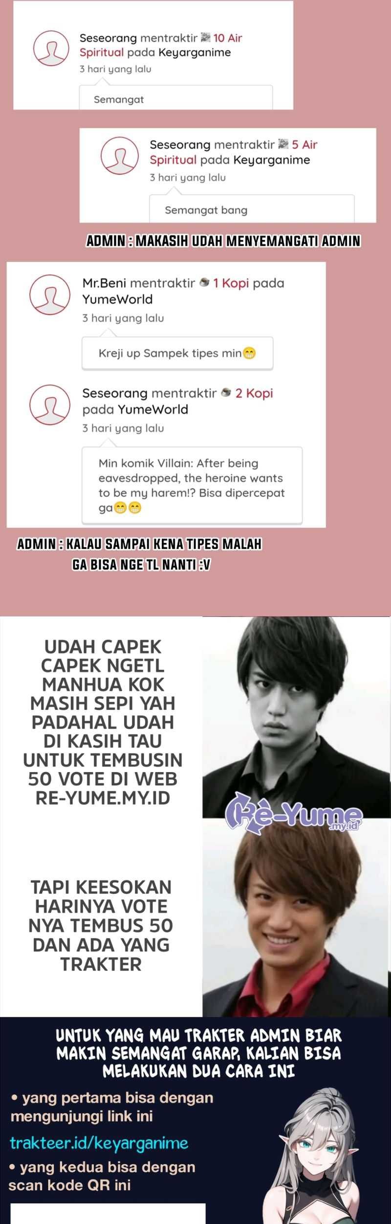 Villain: After Being Eavesdropped, The Heroine Wants To Be My Harem!? Chapter 35 - halaman 17