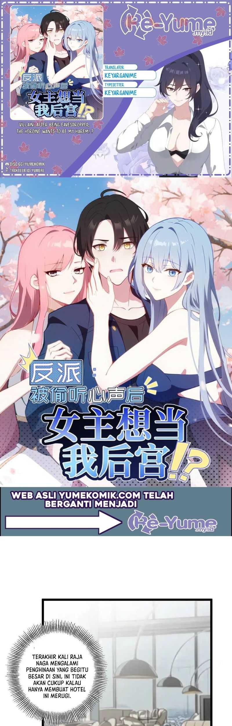 Villain: After Being Eavesdropped, The Heroine Wants To Be My Harem!? Chapter 43 - halaman 1