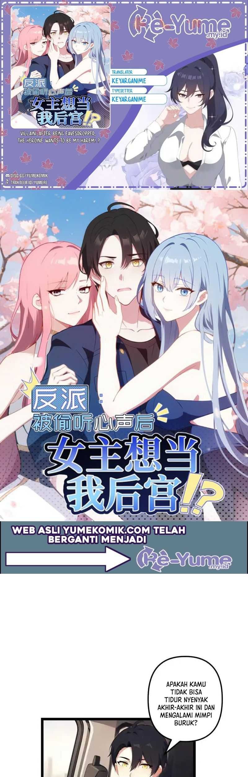 Villain: After Being Eavesdropped, The Heroine Wants To Be My Harem!? Chapter 54 - halaman 1