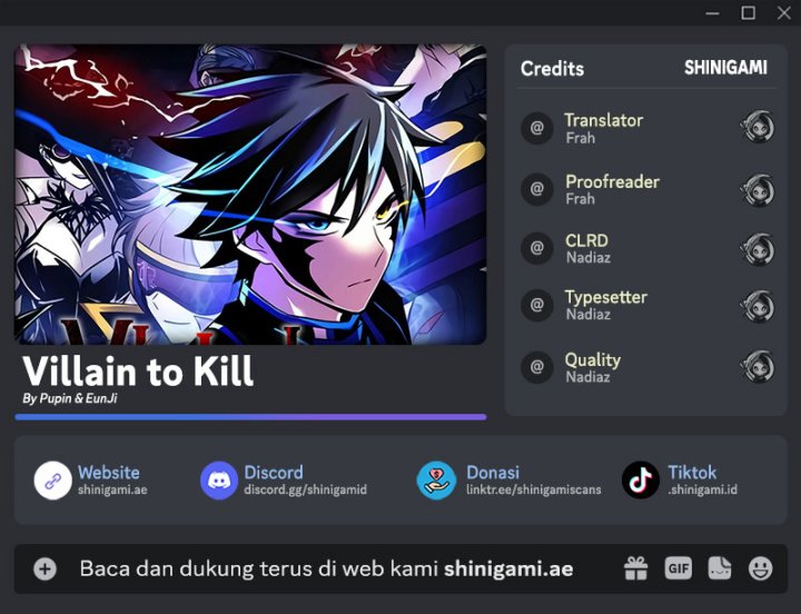 Villain To Kill Chapter 136 - halaman 1