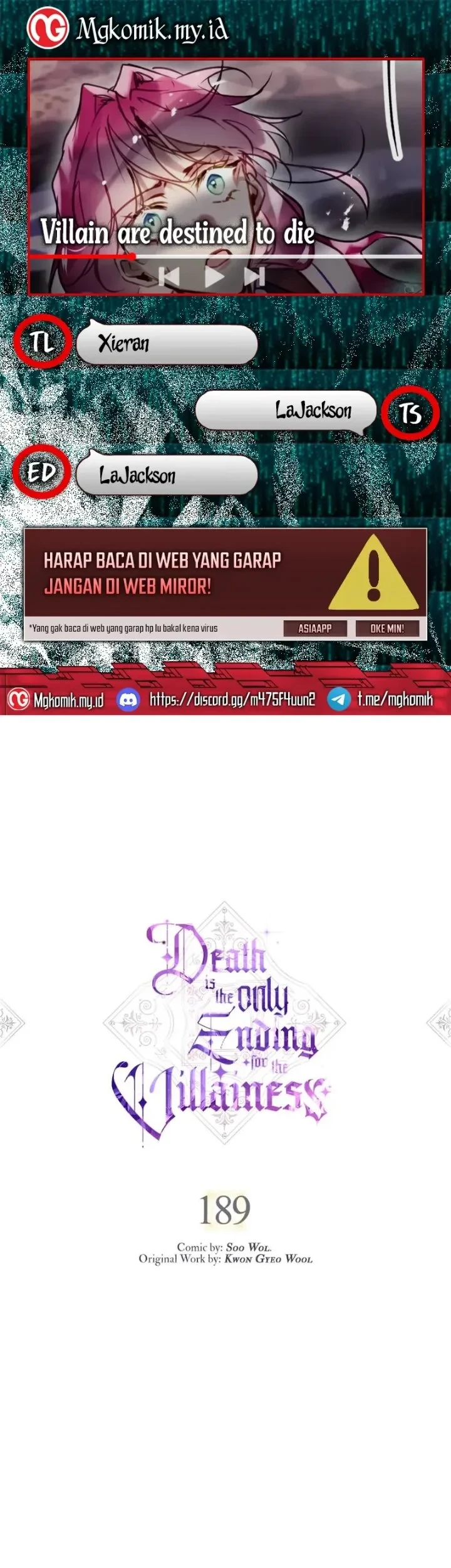 Villains Are Destined to Die Chapter 189 - halaman 1