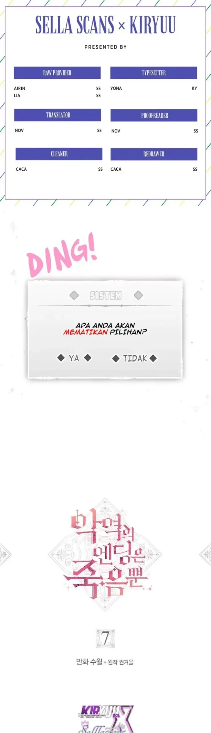 Villains Are Destined to Die Chapter 7 - halaman 1