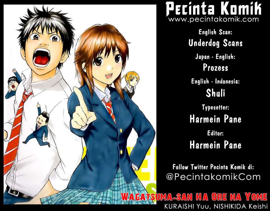 Wagatsuma-san wa Ore no Yome Chapter 15 - halaman 1