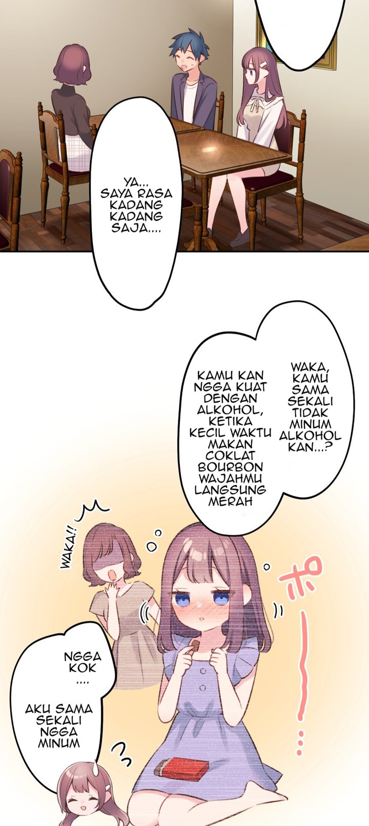 Waka-chan Is Flirty Again Chapter 100 - halaman 3