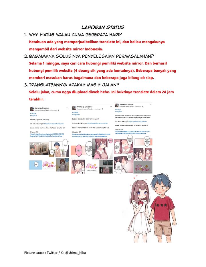 Waka-chan Is Flirty Again Chapter 128 - halaman 38