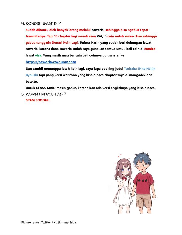 Waka-chan Is Flirty Again Chapter 128 - halaman 39