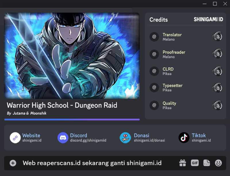 Warrior High School – Dungeon Raid Department Chapter 36 - halaman 1