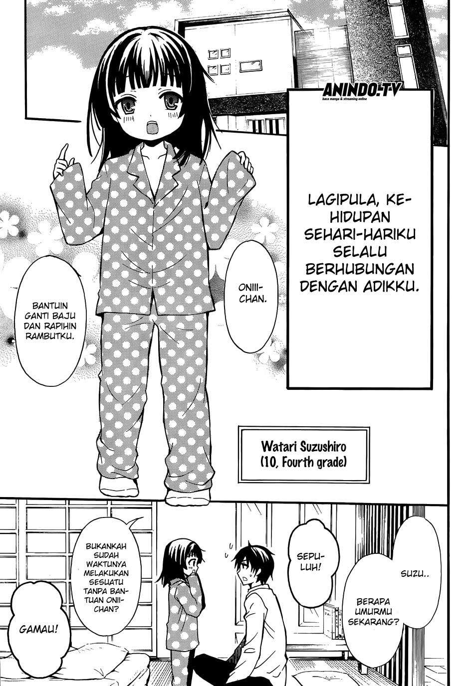 Watari-kun no xx ga Houkai Sunzen Chapter 1 - halaman 8