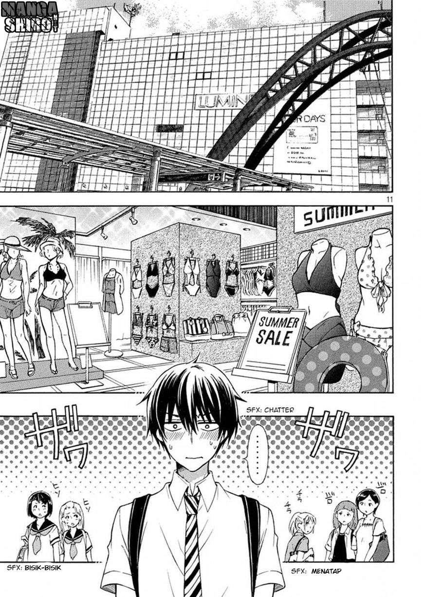 Watari-kun no xx ga Houkai Sunzen Chapter 13 - halaman 10