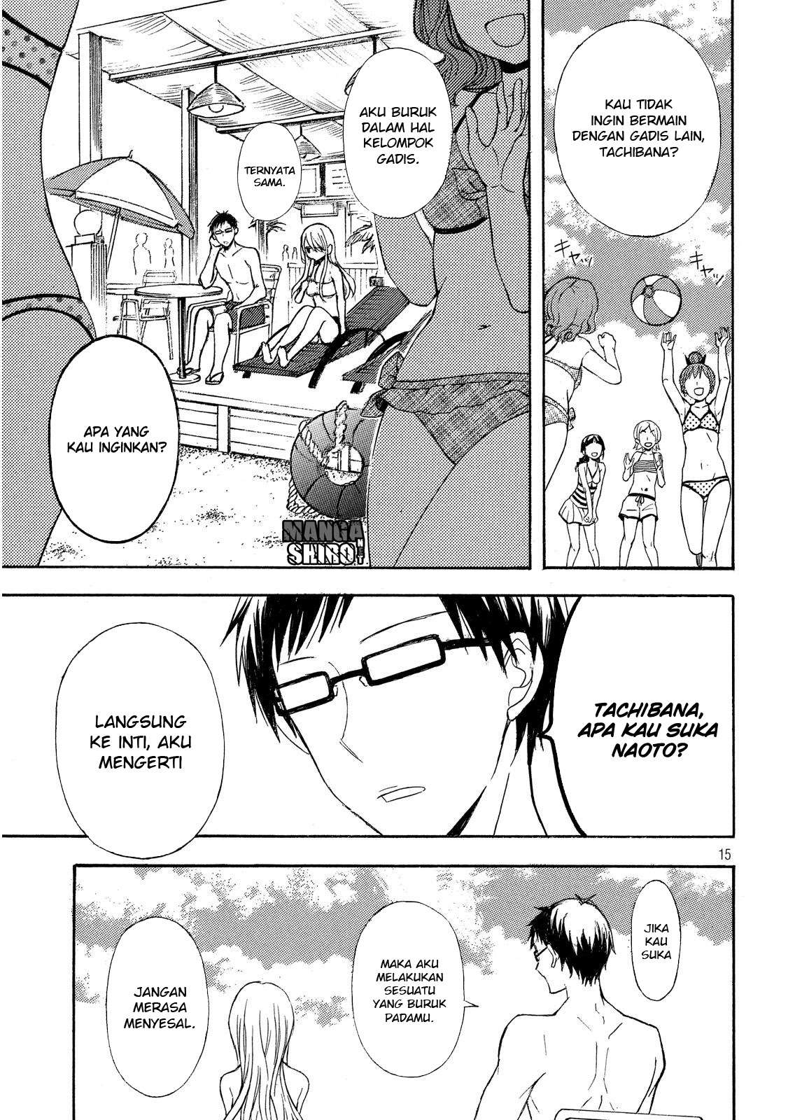 Watari-kun no xx ga Houkai Sunzen Chapter 15 - halaman 15