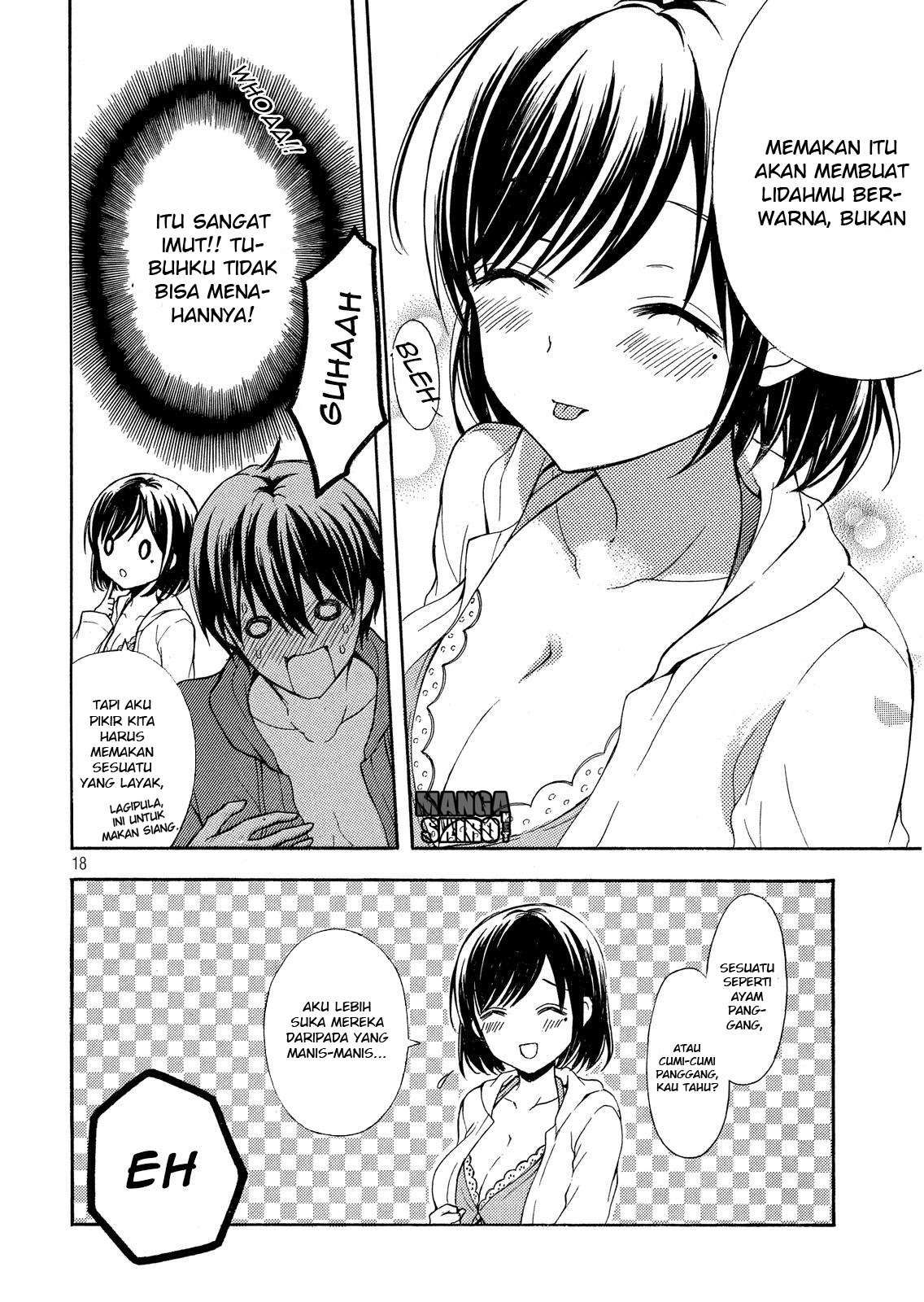 Watari-kun no xx ga Houkai Sunzen Chapter 15 - halaman 18