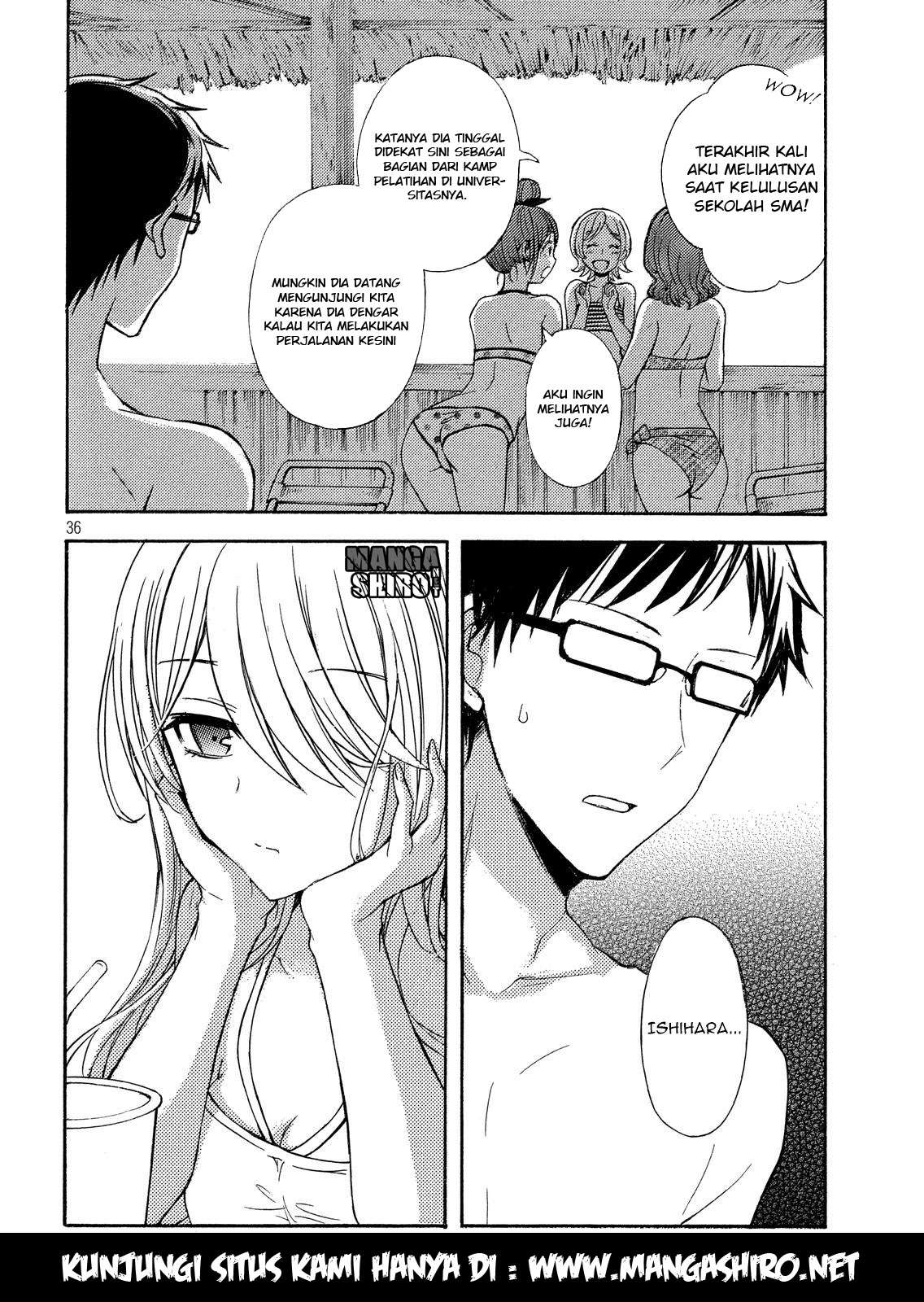 Watari-kun no xx ga Houkai Sunzen Chapter 15 - halaman 34