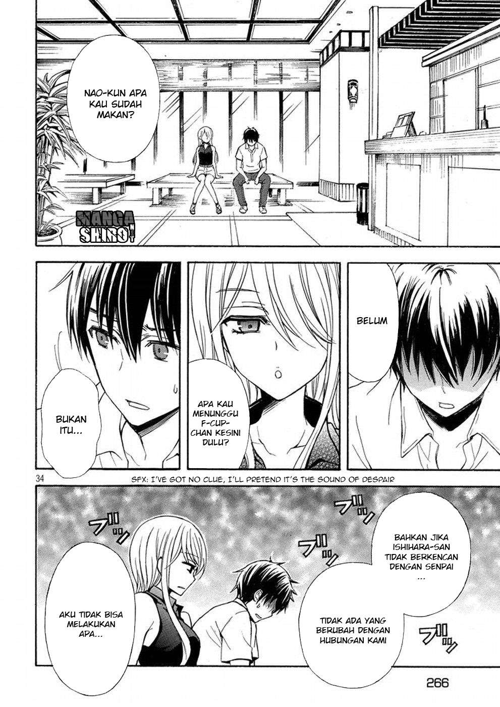 Watari-kun no xx ga Houkai Sunzen Chapter 17 - halaman 34
