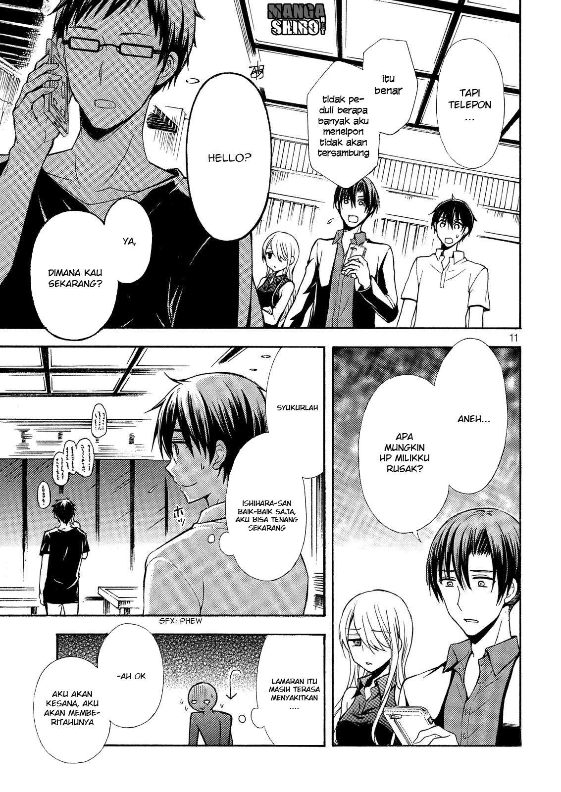 Watari-kun no xx ga Houkai Sunzen Chapter 18 - halaman 11