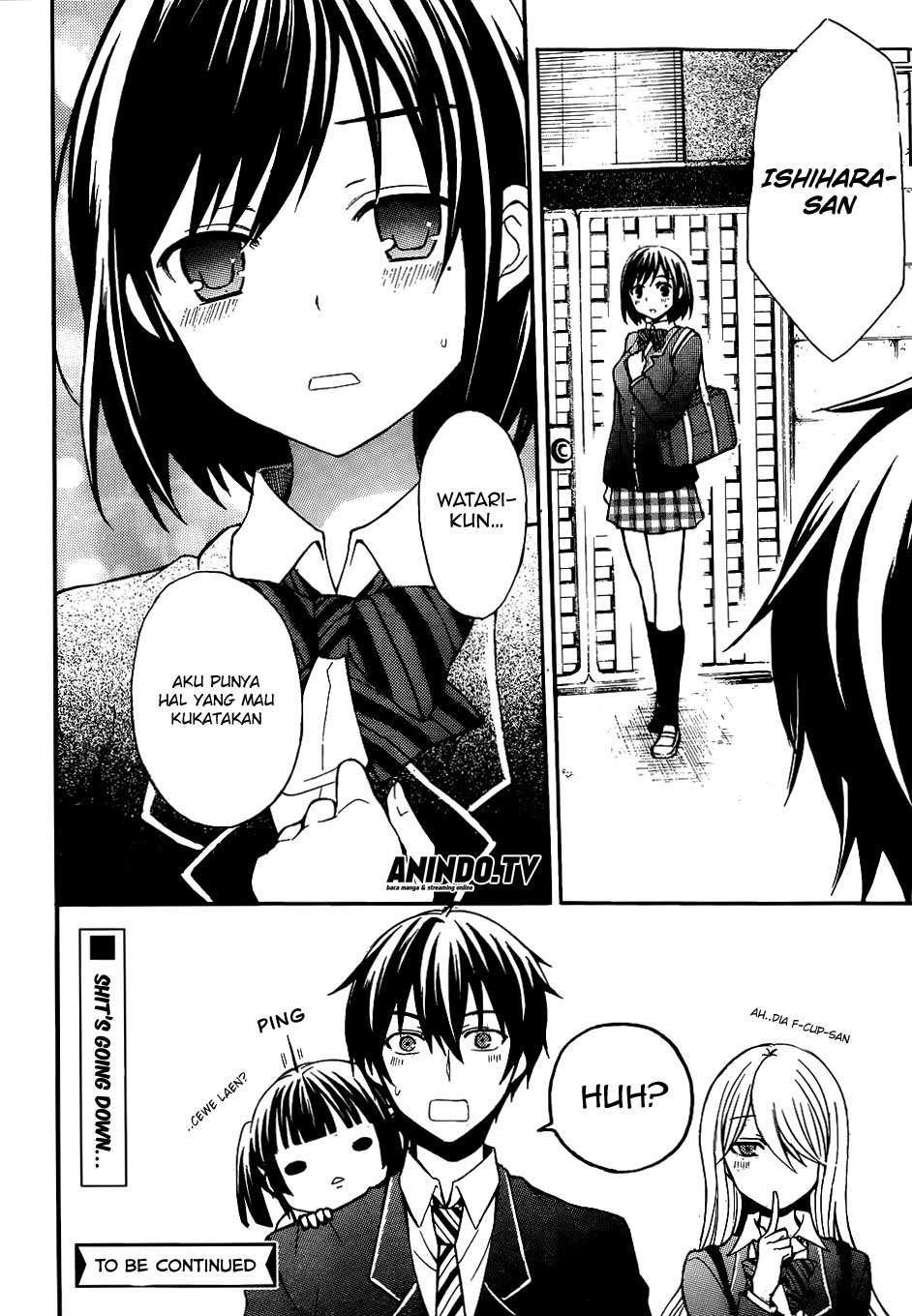 Watari-kun no xx ga Houkai Sunzen Chapter 2 - halaman 42