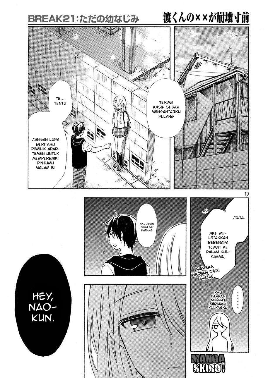 Watari-kun no xx ga Houkai Sunzen Chapter 24 - halaman 18