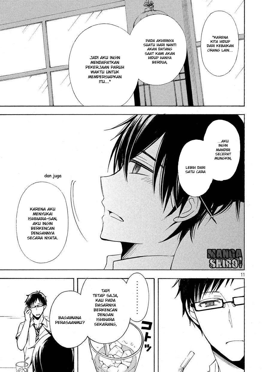 Watari-kun no xx ga Houkai Sunzen Chapter 25 - halaman 11