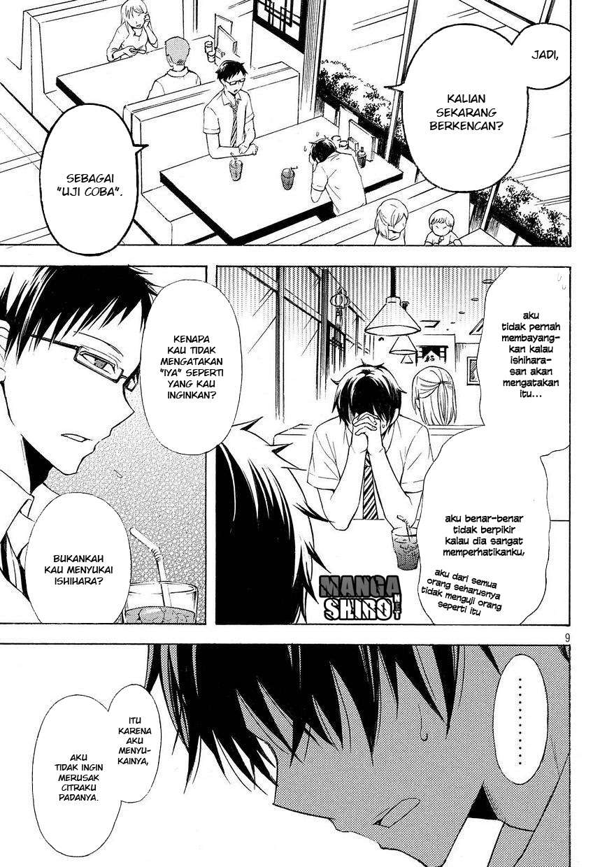 Watari-kun no xx ga Houkai Sunzen Chapter 25 - halaman 9