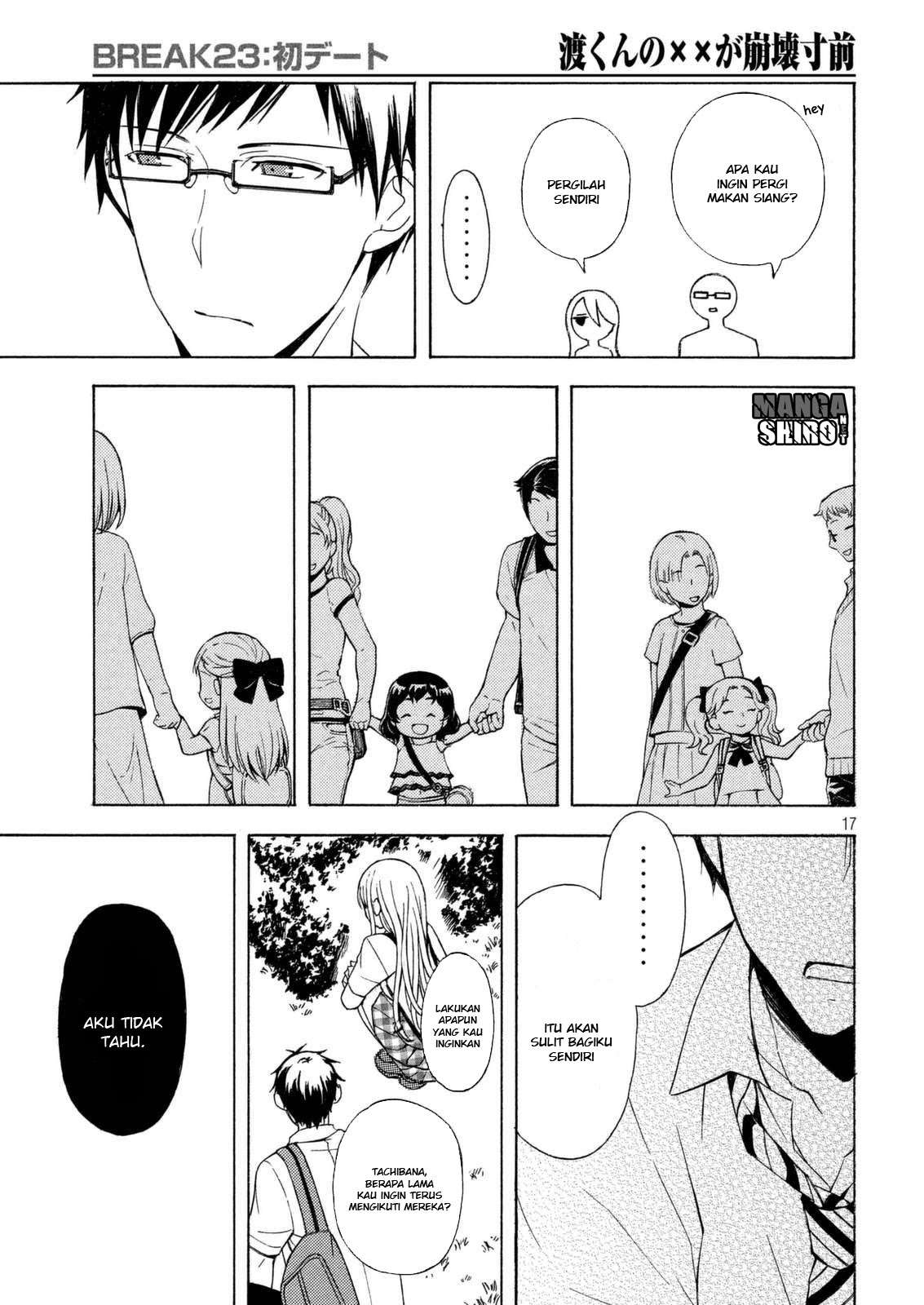 Watari-kun no xx ga Houkai Sunzen Chapter 26 - halaman 18