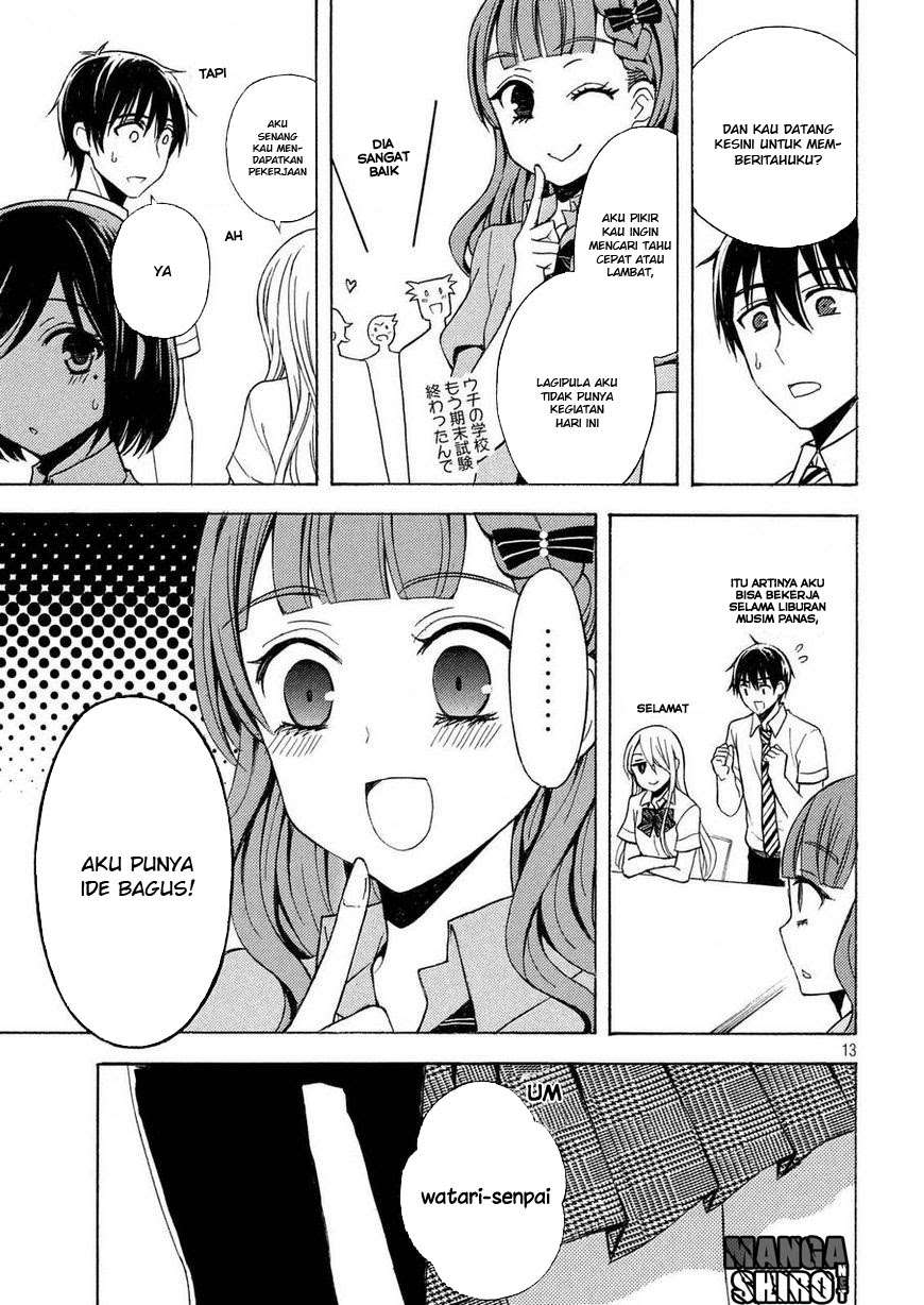 Watari-kun no xx ga Houkai Sunzen Chapter 27 - halaman 13