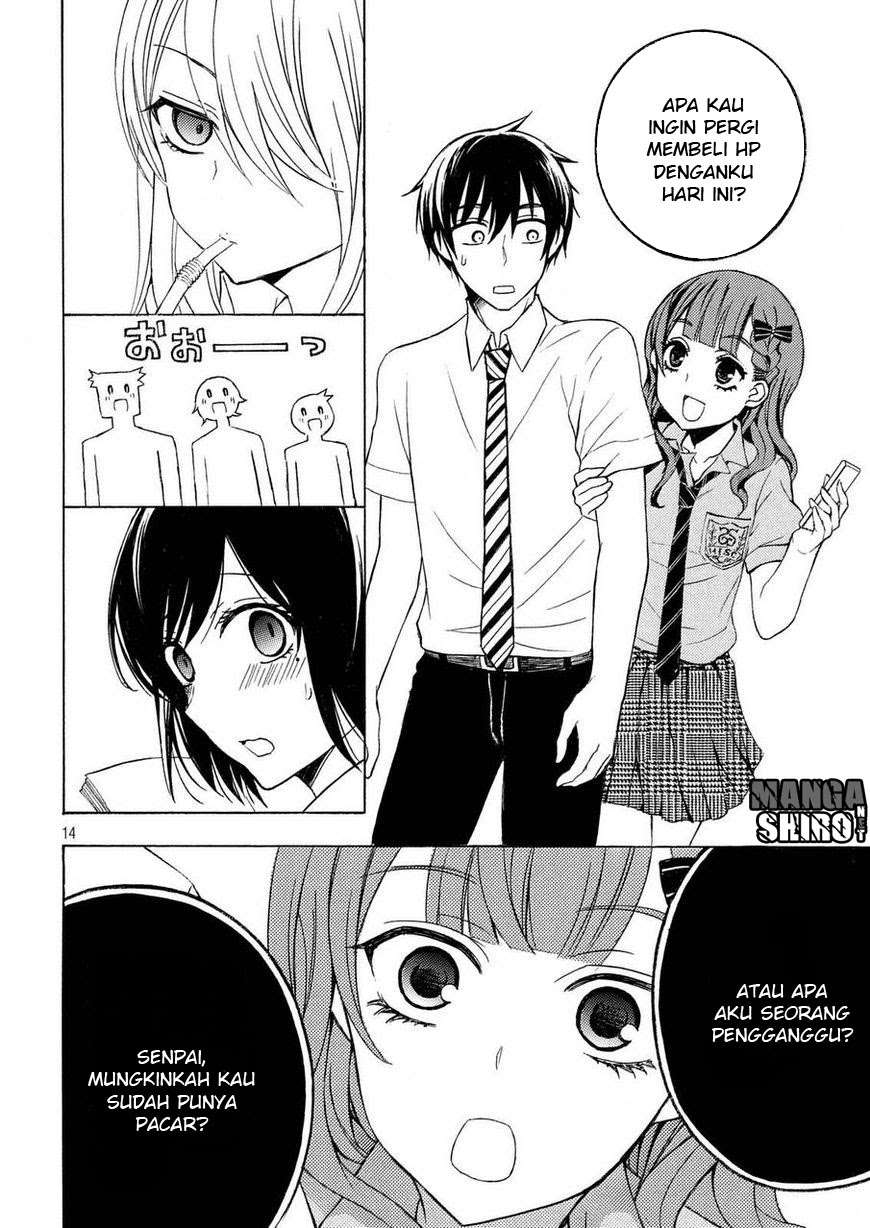 Watari-kun no xx ga Houkai Sunzen Chapter 27 - halaman 14