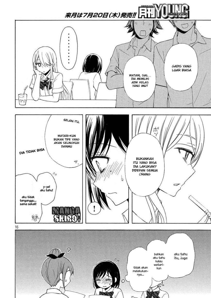 Watari-kun no xx ga Houkai Sunzen Chapter 27 - halaman 16