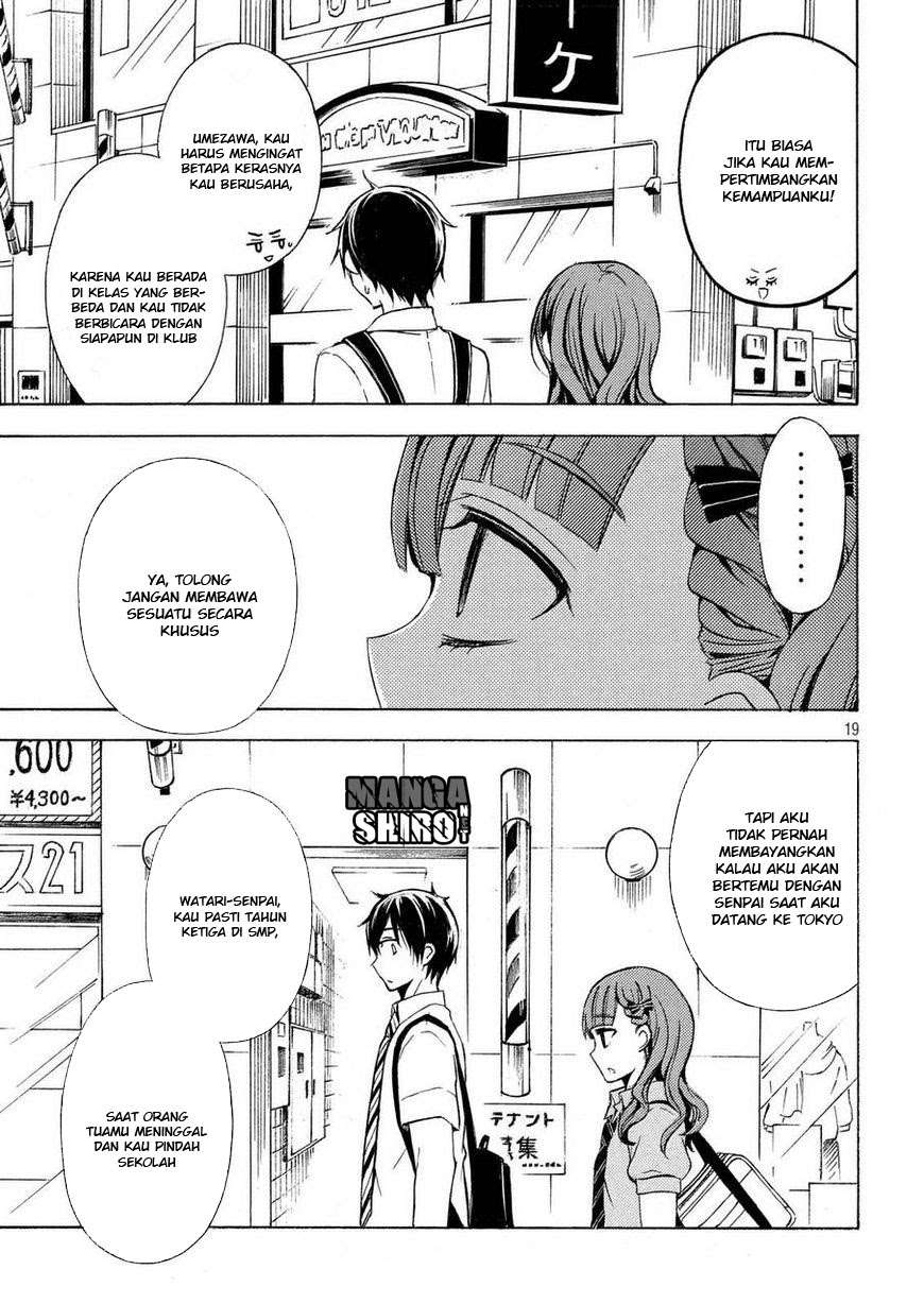 Watari-kun no xx ga Houkai Sunzen Chapter 27 - halaman 19