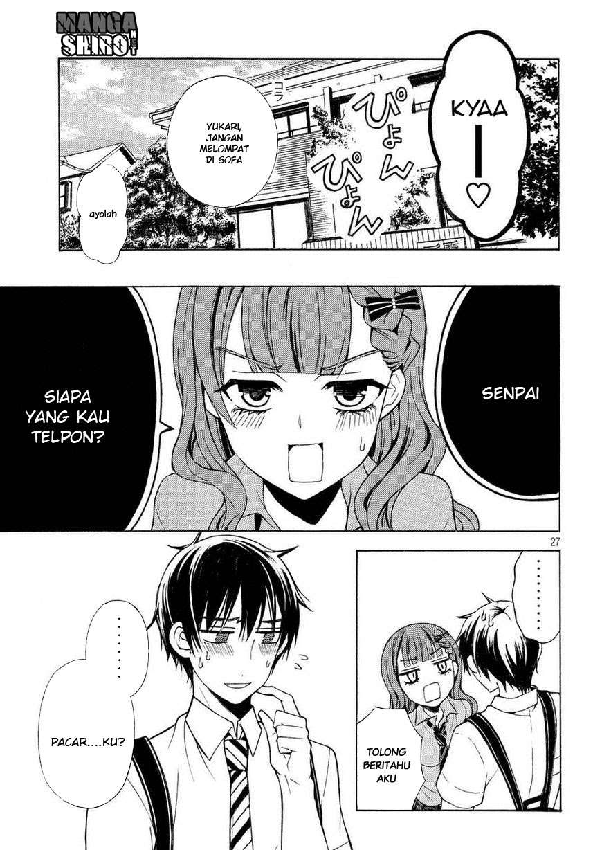 Watari-kun no xx ga Houkai Sunzen Chapter 27 - halaman 27