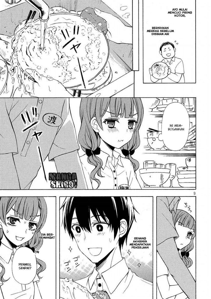 Watari-kun no xx ga Houkai Sunzen Chapter 28 - halaman 10