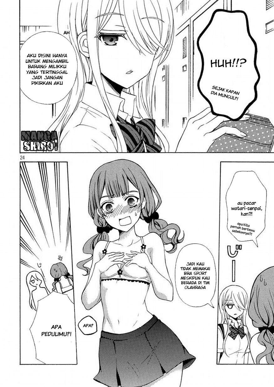 Watari-kun no xx ga Houkai Sunzen Chapter 28 - halaman 24