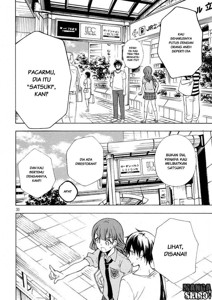 Watari-kun no xx ga Houkai Sunzen Chapter 28 - halaman 30