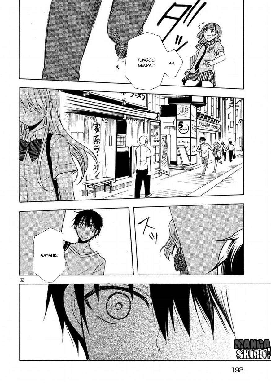 Watari-kun no xx ga Houkai Sunzen Chapter 28 - halaman 32