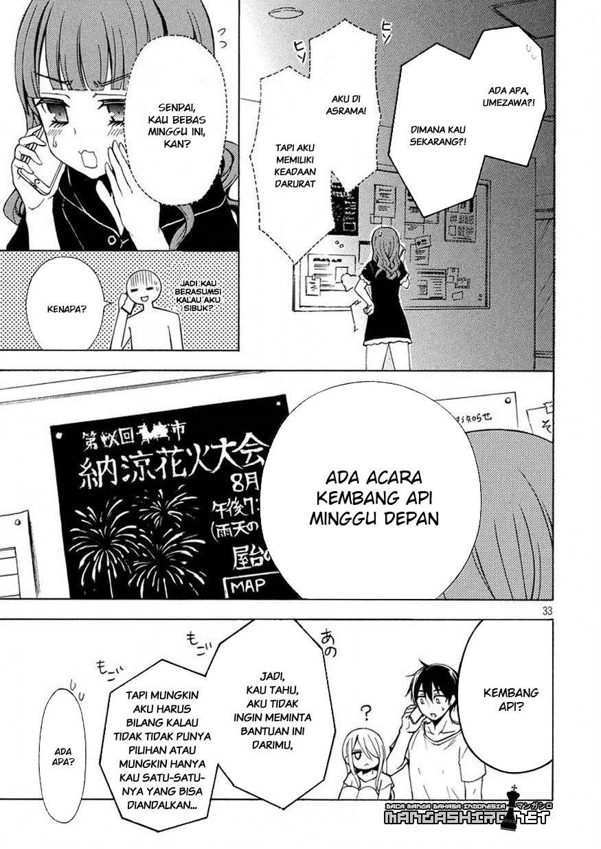 Watari-kun no xx ga Houkai Sunzen Chapter 29 - halaman 33