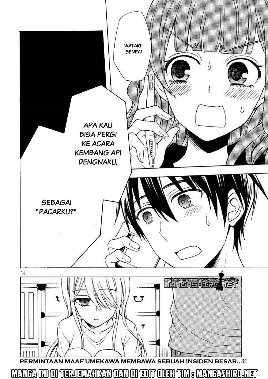 Watari-kun no xx ga Houkai Sunzen Chapter 29 - halaman 34