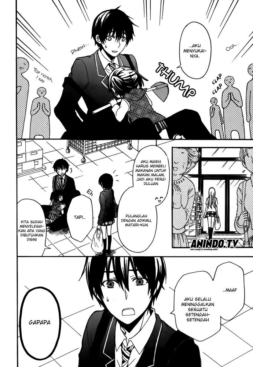 Watari-kun no xx ga Houkai Sunzen Chapter 3 - halaman 24