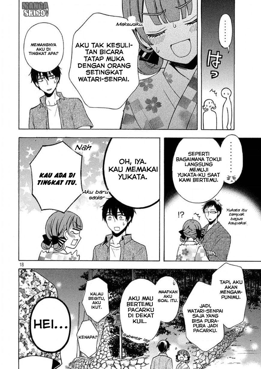 Watari-kun no xx ga Houkai Sunzen Chapter 30 - halaman 19