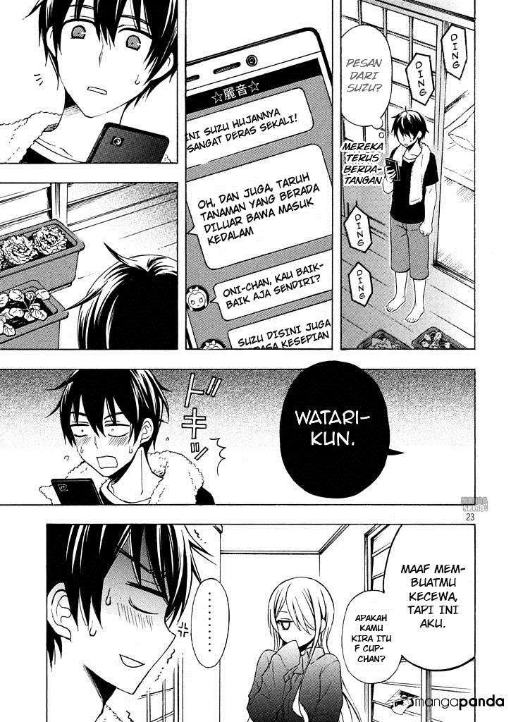 Watari-kun no xx ga Houkai Sunzen Chapter 31 - halaman 25