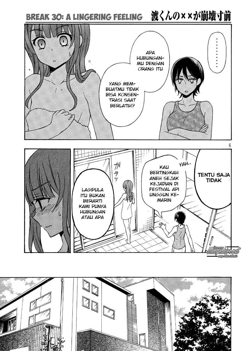 Watari-kun no xx ga Houkai Sunzen Chapter 33 - halaman 8