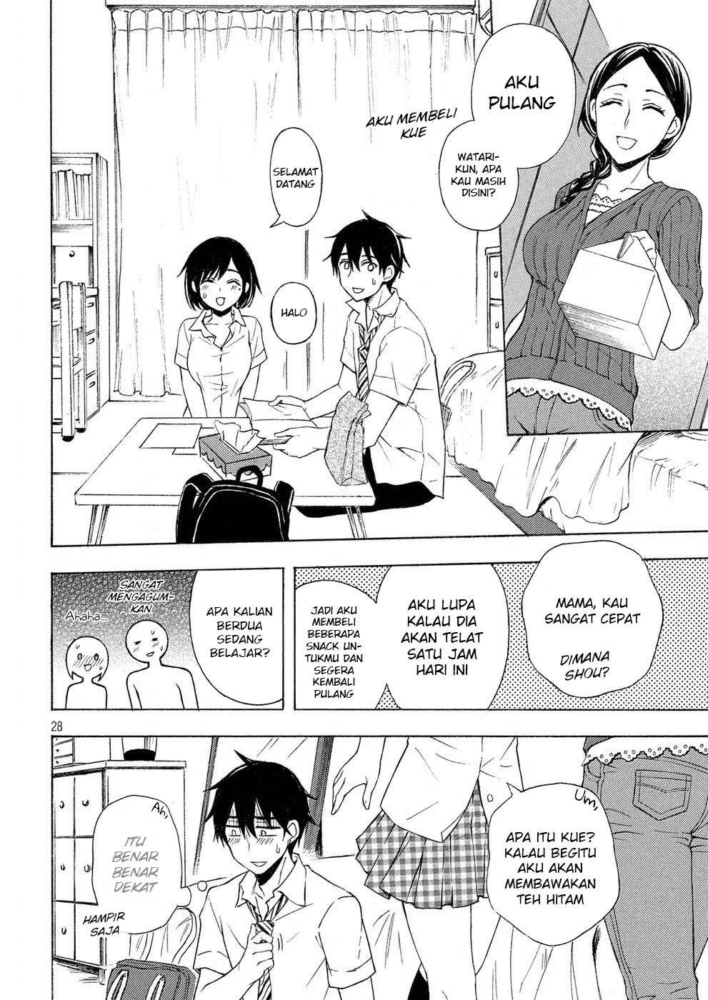 Watari-kun no xx ga Houkai Sunzen Chapter 34 - halaman 30