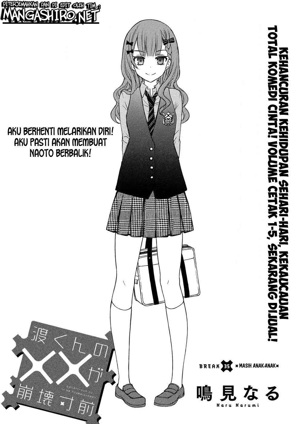 Watari-kun no xx ga Houkai Sunzen Chapter 35 - halaman 2
