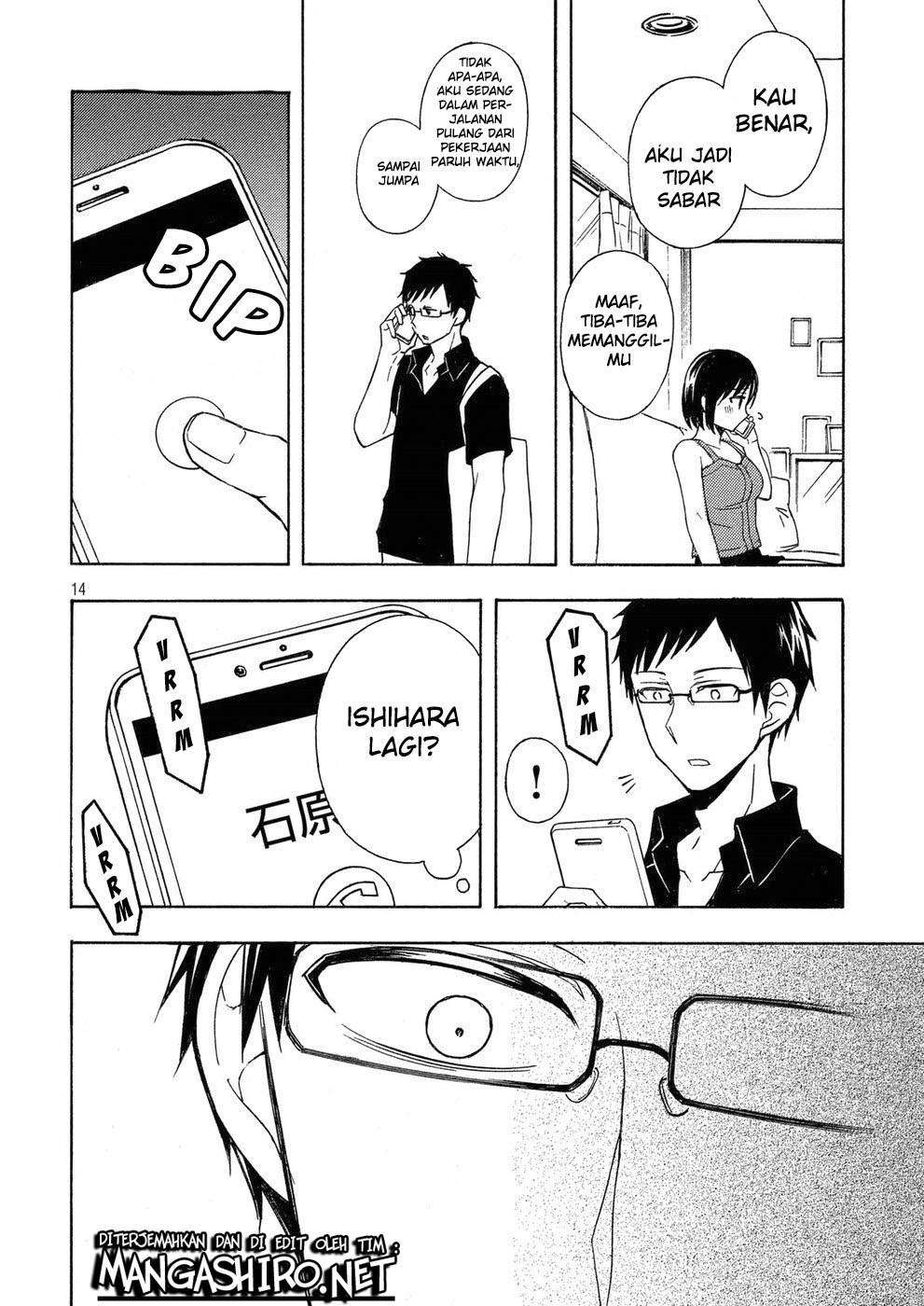 Watari-kun no xx ga Houkai Sunzen Chapter 36 - halaman 14