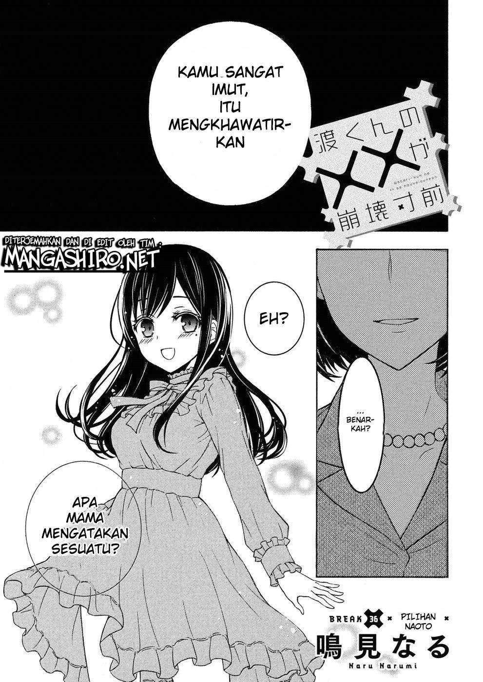 Watari-kun no xx ga Houkai Sunzen Chapter 36 - halaman 2