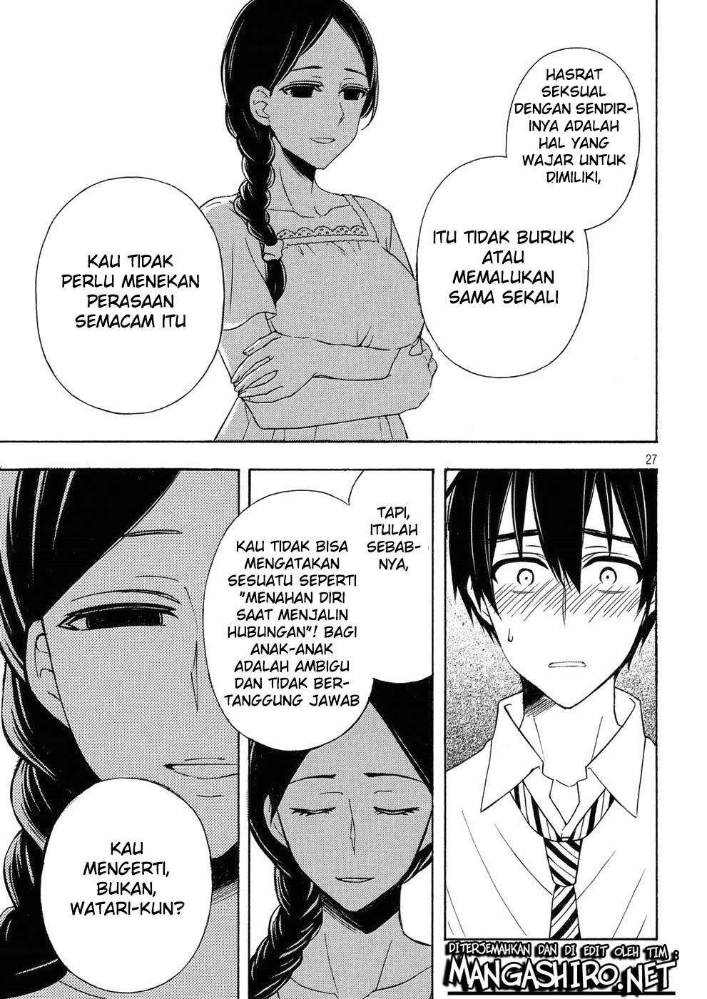 Watari-kun no xx ga Houkai Sunzen Chapter 36 - halaman 27