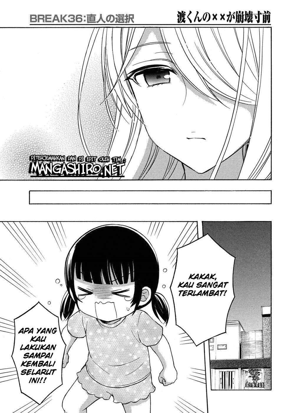 Watari-kun no xx ga Houkai Sunzen Chapter 36 - halaman 31