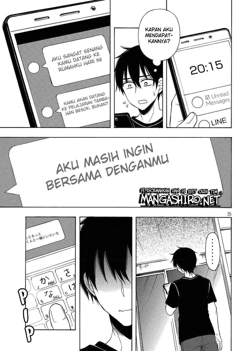 Watari-kun no xx ga Houkai Sunzen Chapter 36 - halaman 34